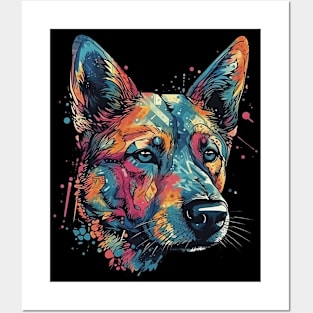 Colorful dog Posters and Art